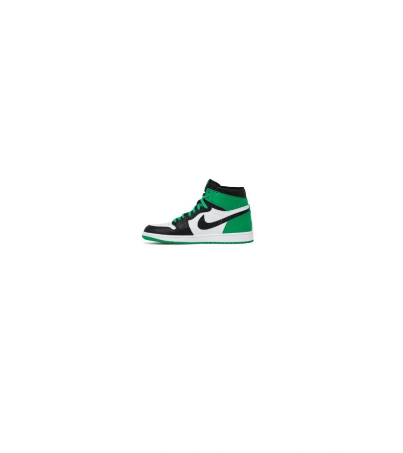 Air Jordan 1 High Black Lucky Green